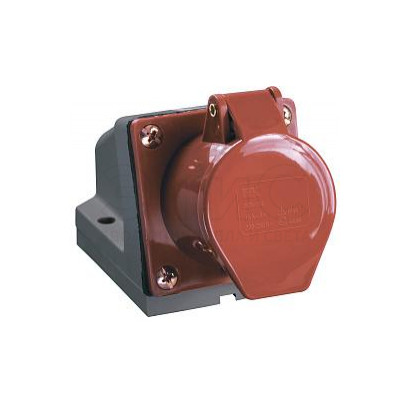 Розетка кабельная 32А 380В IР44 3Р+N+Е ССИ-125 на поверхность